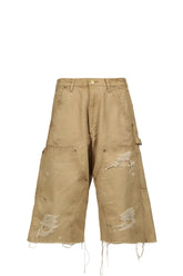 BORO DUCK PAINTER BERMUDA SHORTS / BEI