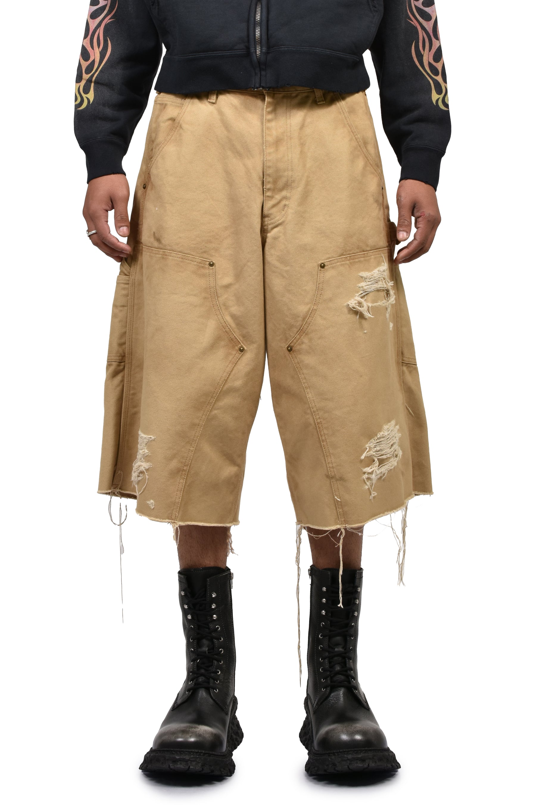 BORO DUCK PAINTER BERMUDA SHORTS / BEI