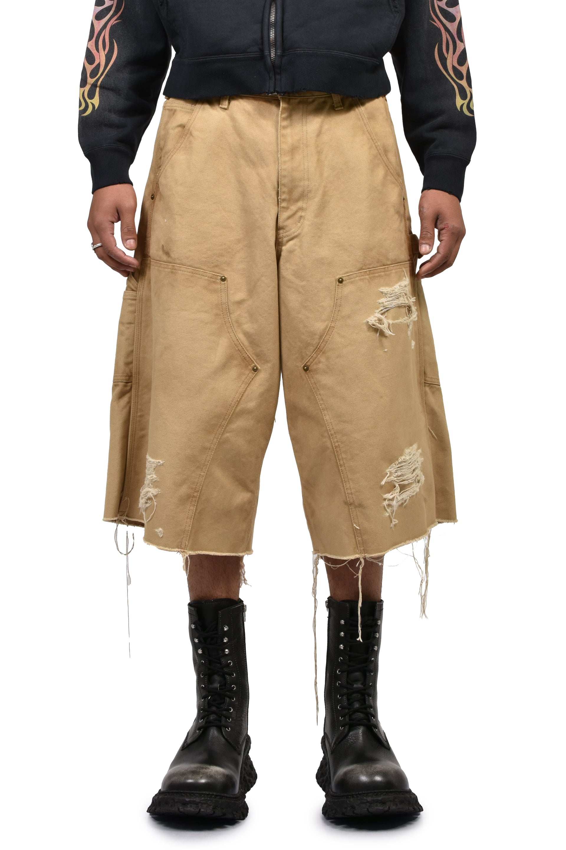 BORO DUCK PAINTER BERMUDA SHORTS / BEI