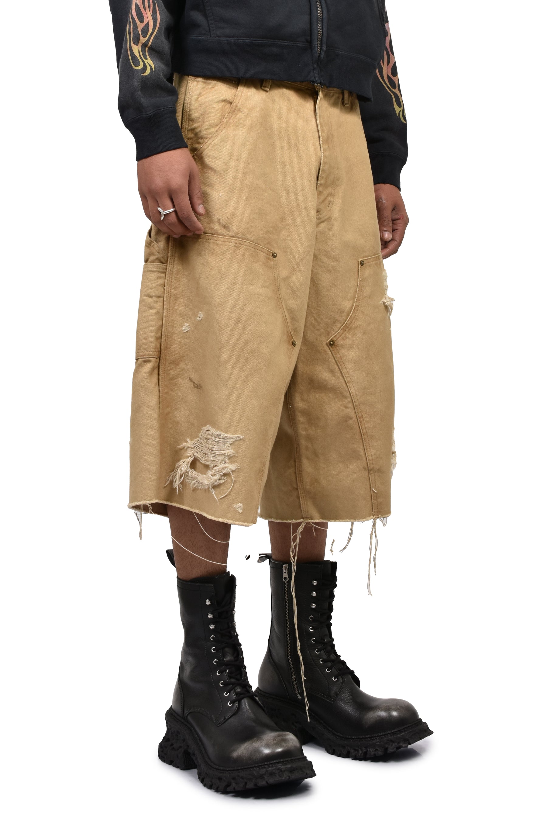 BORO DUCK PAINTER BERMUDA SHORTS / BEI
