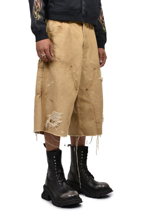 BORO DUCK PAINTER BERMUDA SHORTS / BEI