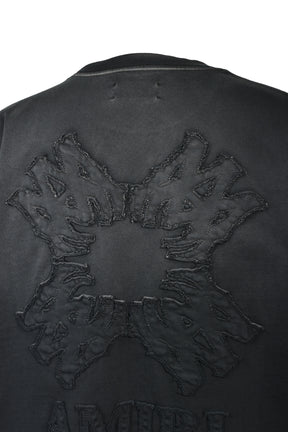 MA QUAD OVERSIZED TEE / BLK