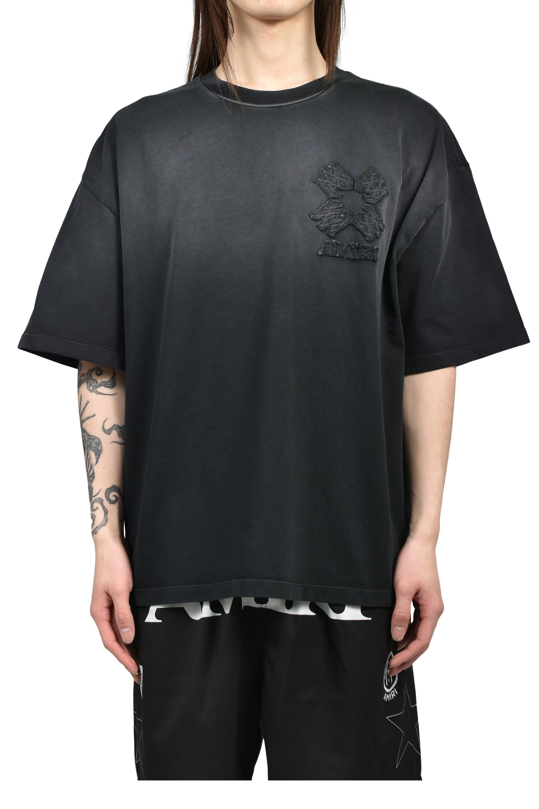 MA QUAD OVERSIZED TEE / BLK