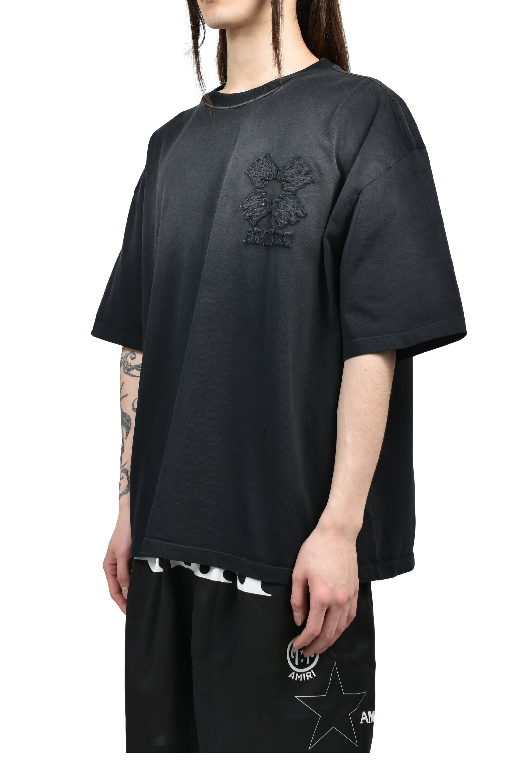 MA QUAD OVERSIZED TEE / BLK