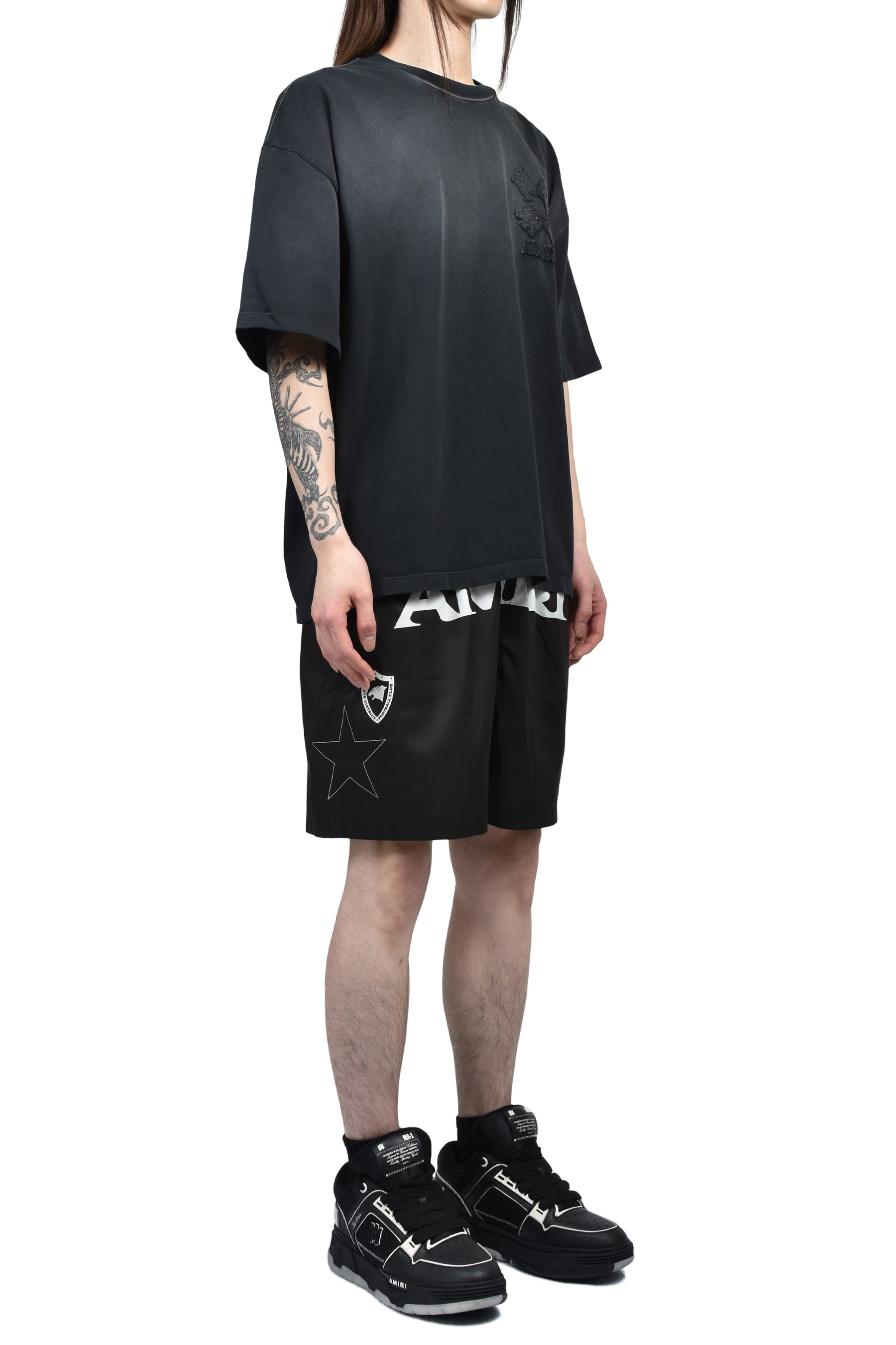 MA QUAD OVERSIZED TEE / BLK