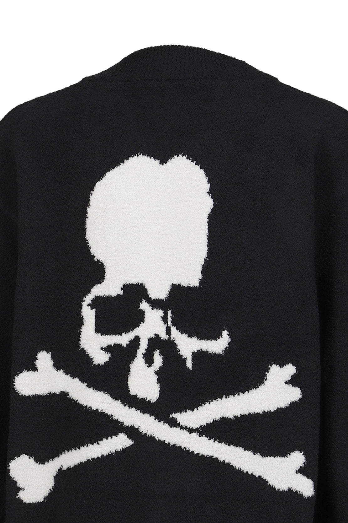 LOUNGE CARDIGAN / BLK X WHT