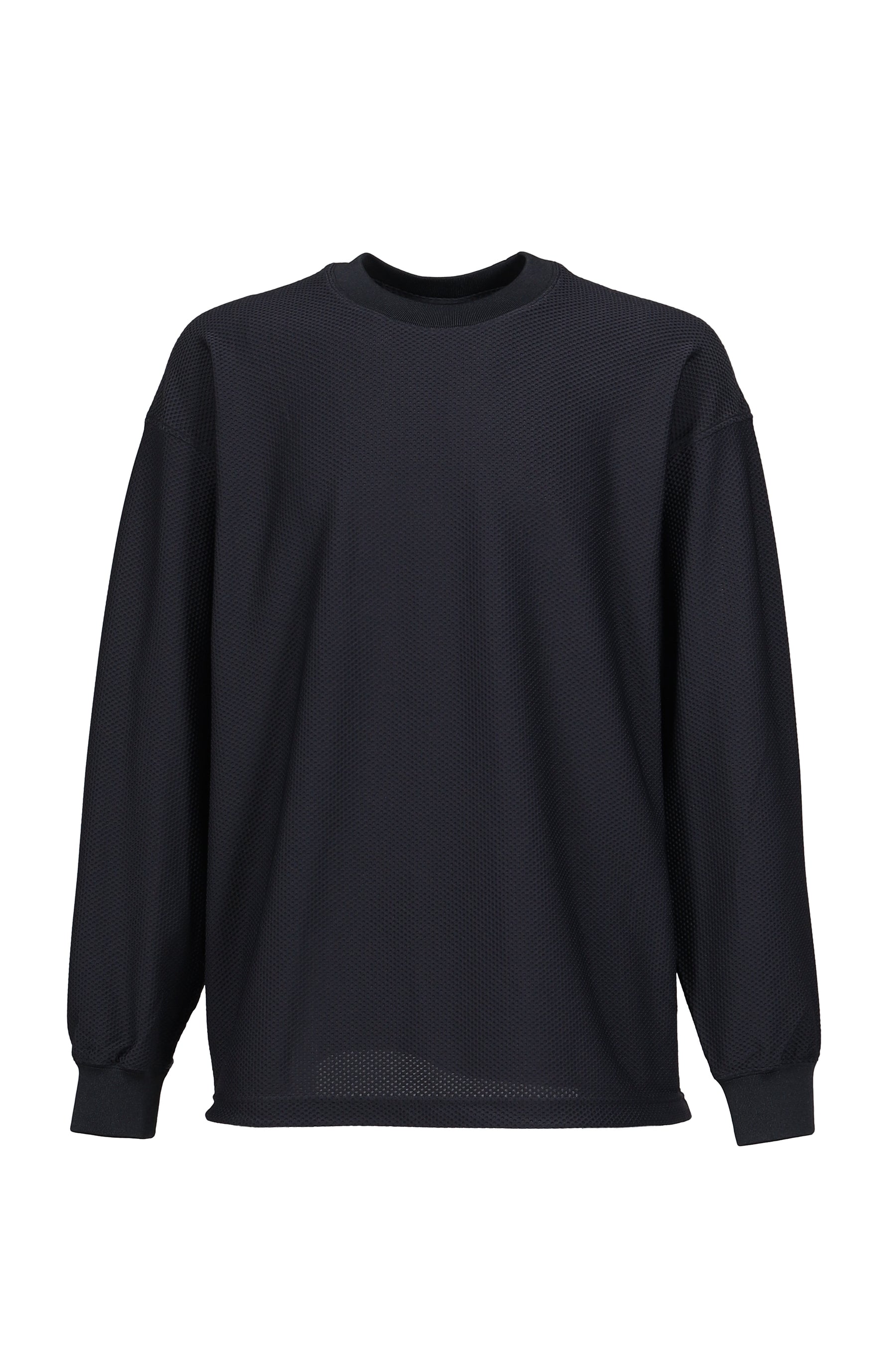 TECH MESH CREW L/S / D.NVY