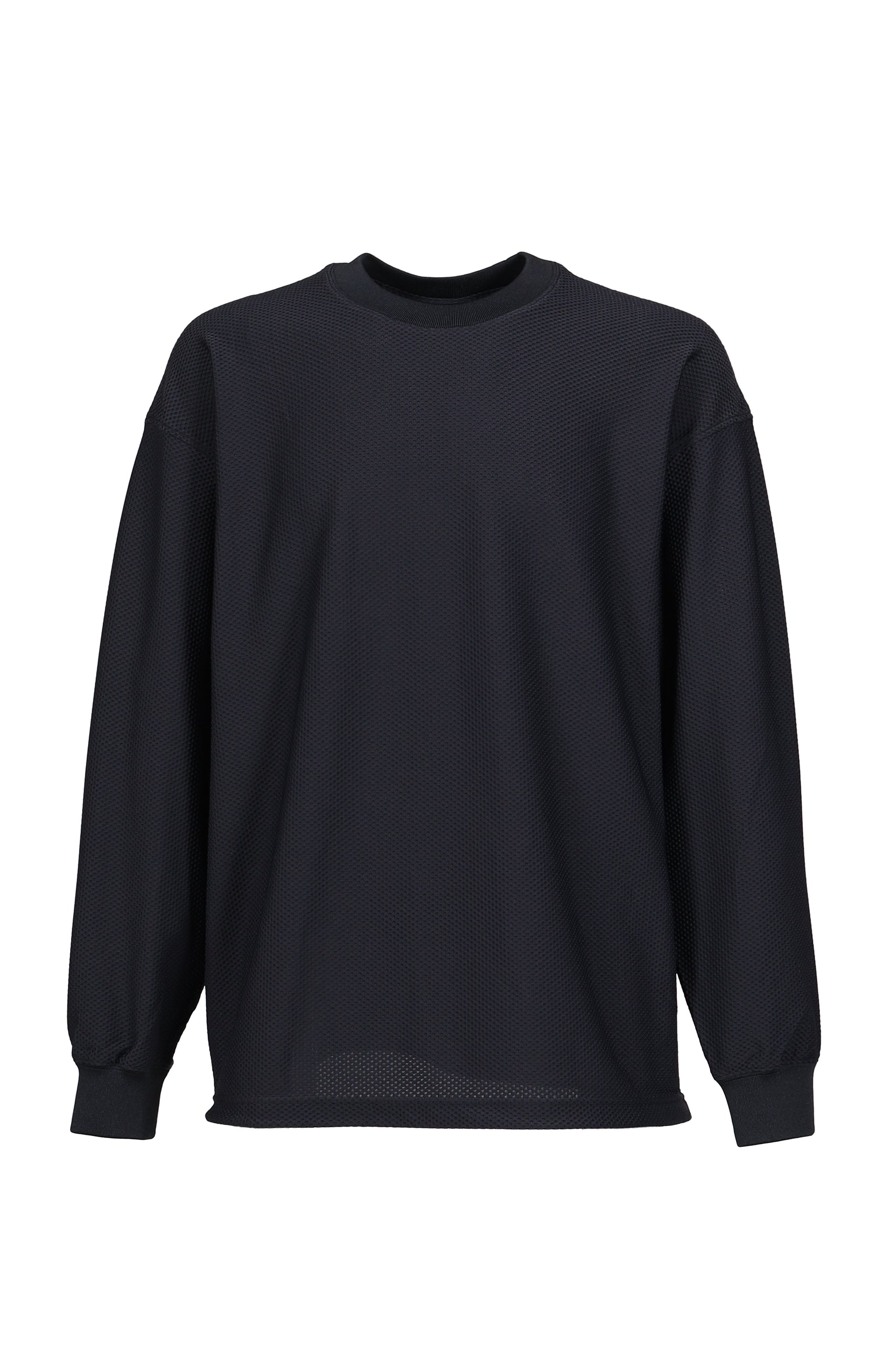 TECH MESH CREW L/S / D.NVY
