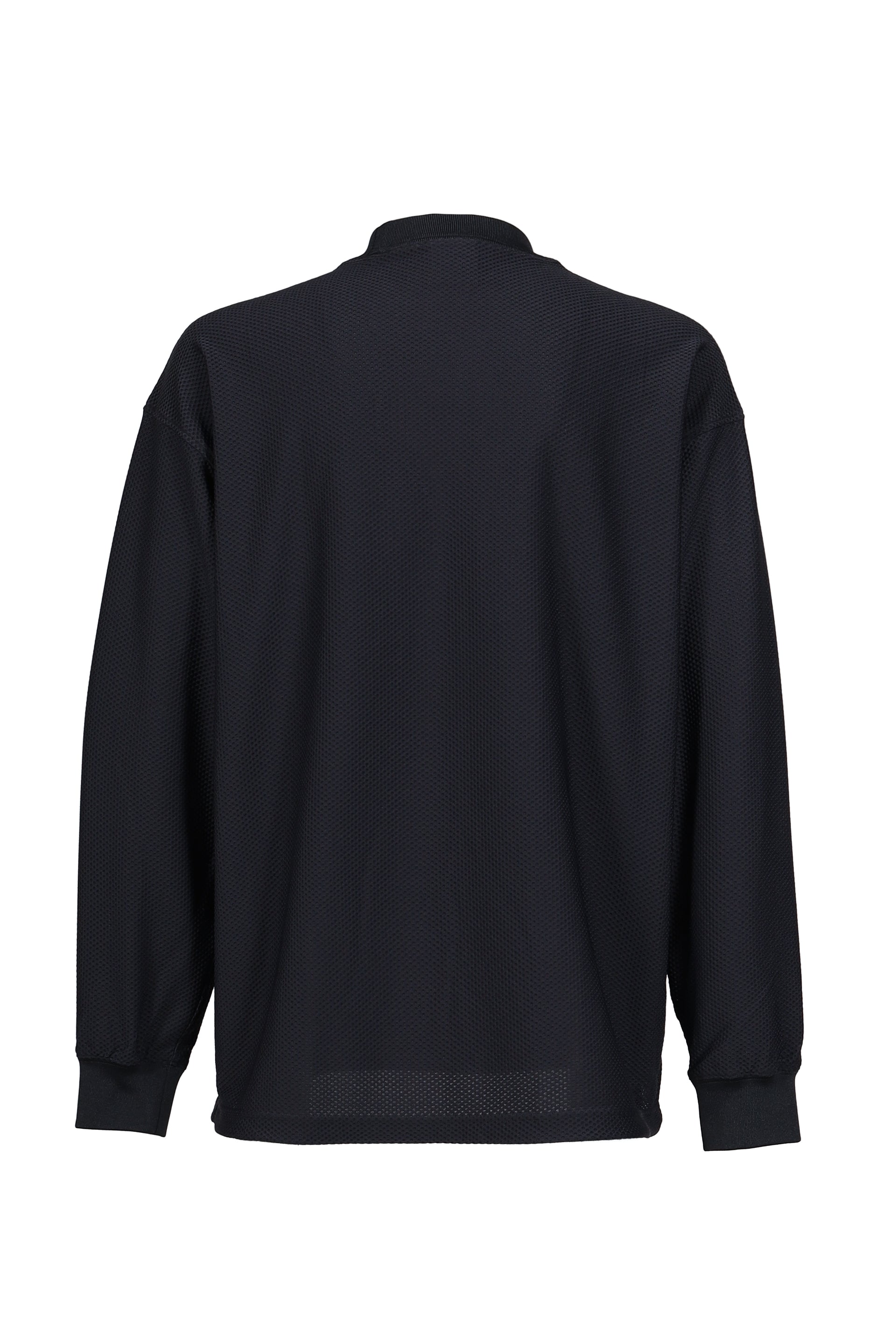 TECH MESH CREW L/S / D.NVY