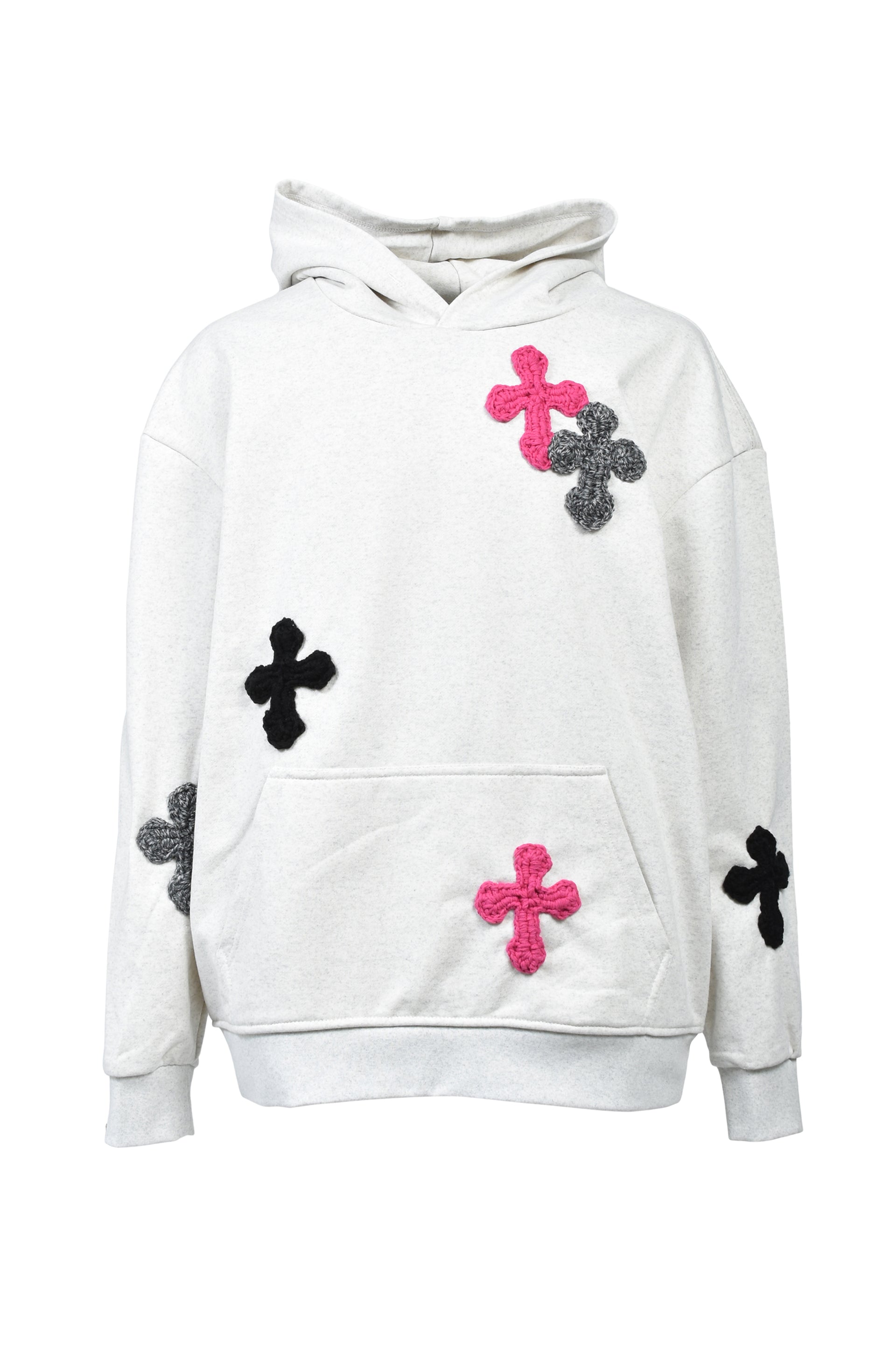 Y.A.R.N. ヤーン FW25 NUBIAN限定 3D CROSS HOODIE / MULTI - NUBIAN