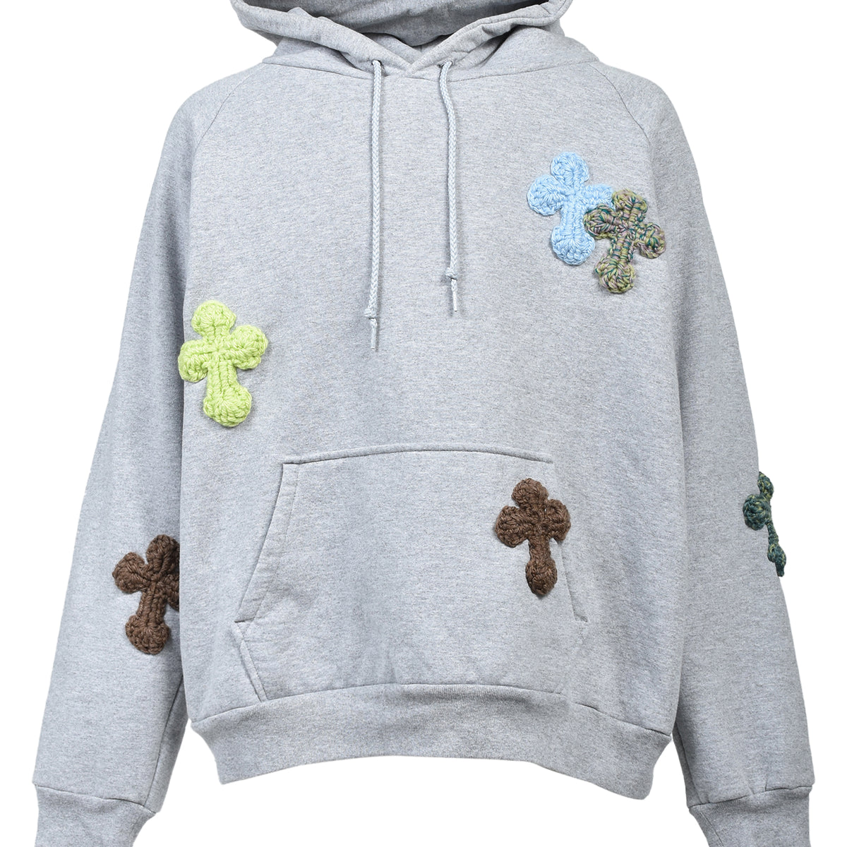 Y.A.R.N. ヤーン FW25 NUBIAN限定 3D CROSS HOODIE / MULTI - NUBIAN