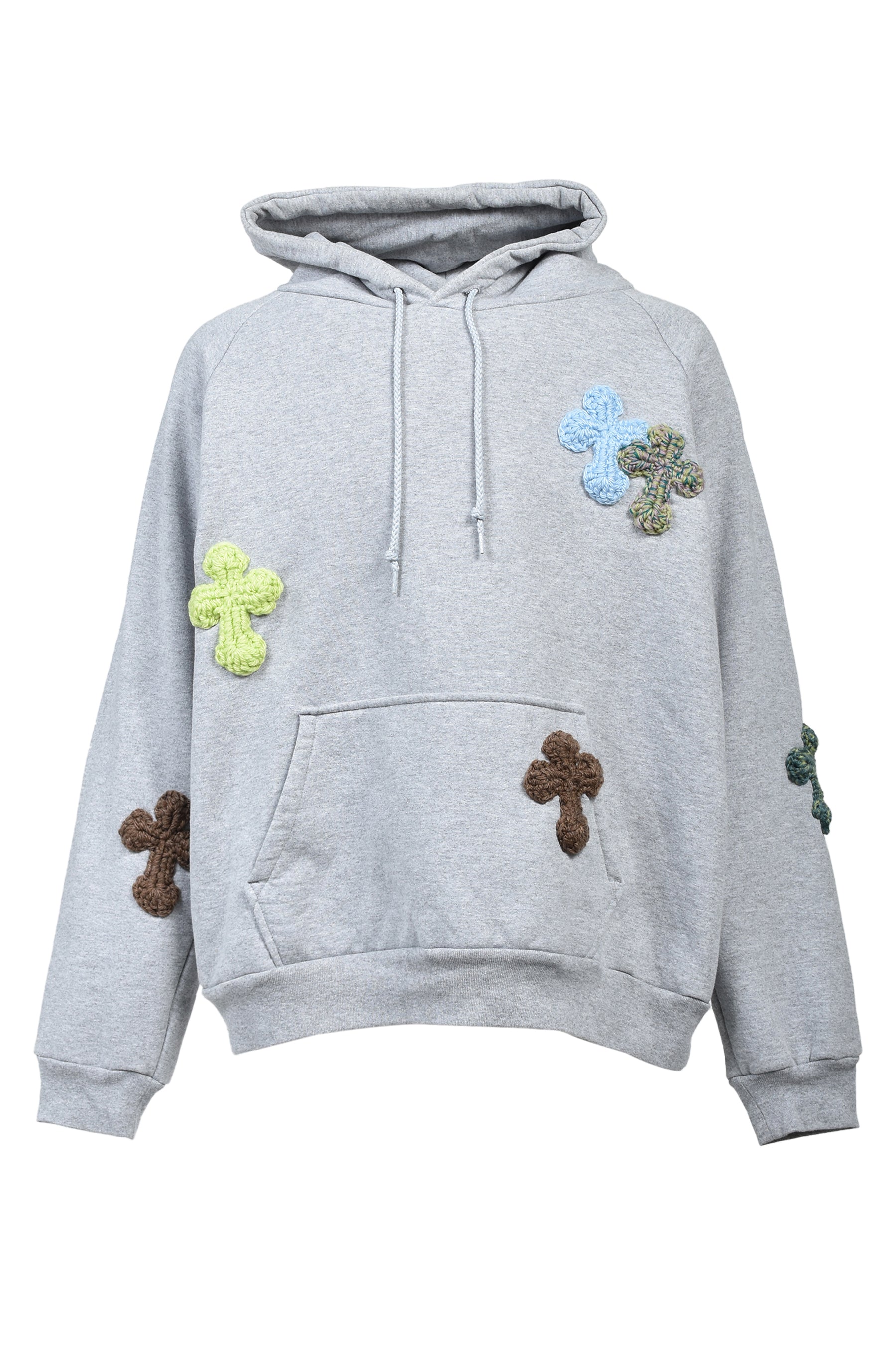 Y.A.R.N. ヤーン FW25 NUBIAN限定 3D CROSS HOODIE / MULTI - NUBIAN