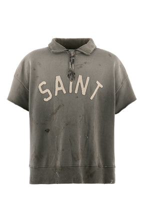 SAINT Mxxxxxx SAINT MICHAEL SS26 SS HALF ZIP SWEAT/SAINT / CHA
