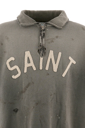 SS HALF ZIP SWEAT/SAINT / CHA
