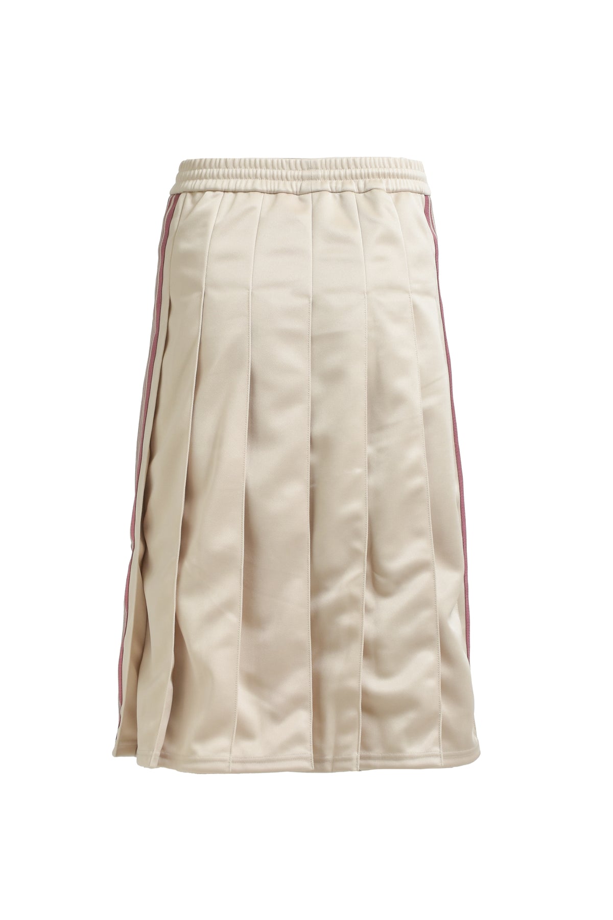 PLEATED TRACK SKIRT - POLY SMOOTH / A-IVO