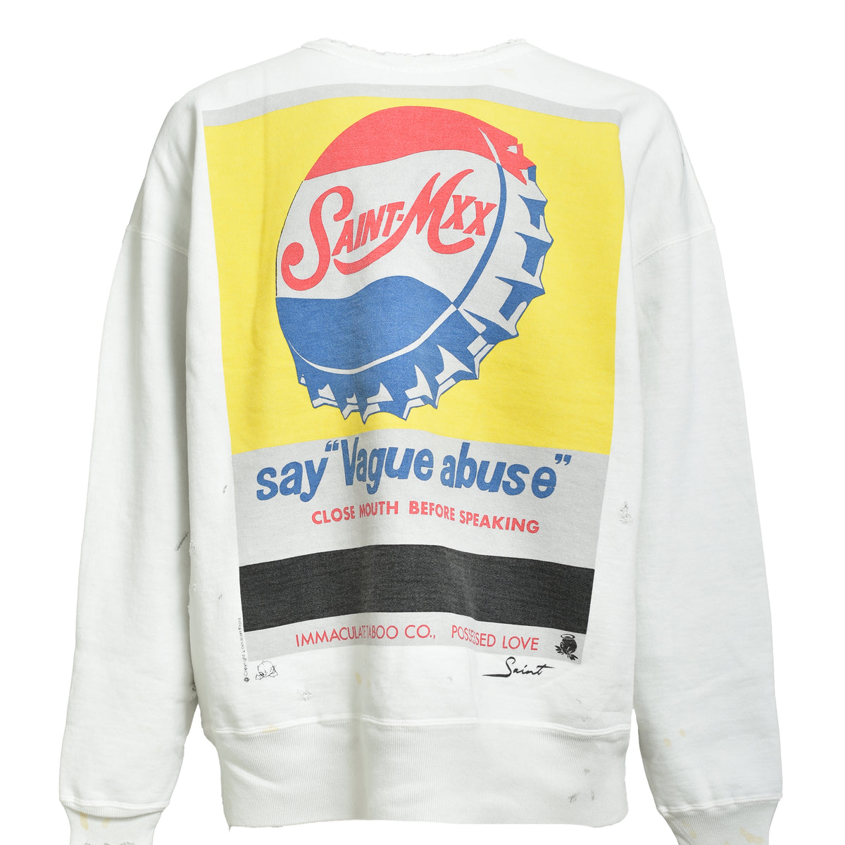 SAINT Mxxxxxx Saint Michael FW25 8th Drop CRW Neck Sweet/Vague