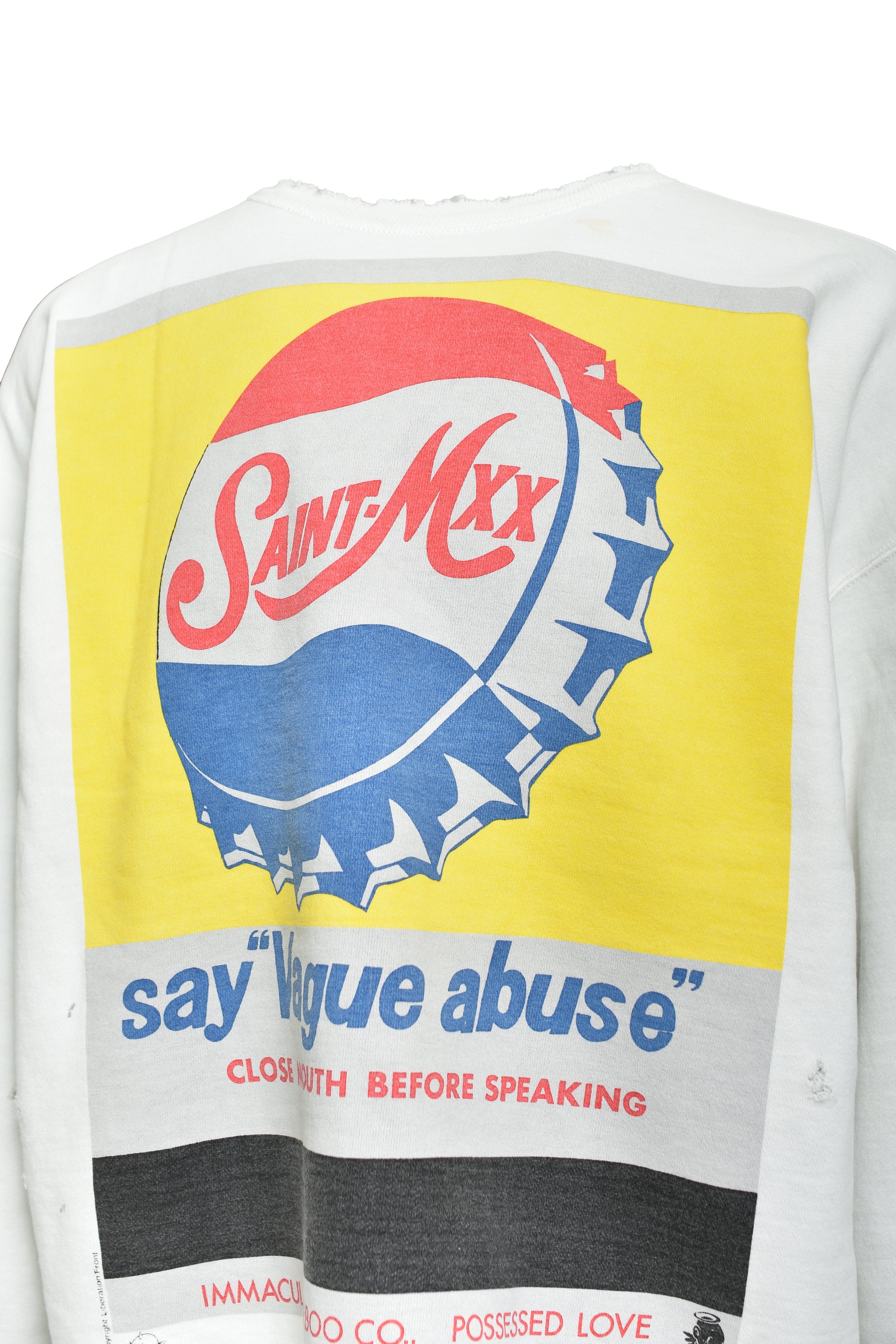 SAINT Mxxxxxx Saint Michael FW25 8th Drop CRW Neck Sweet/Vague