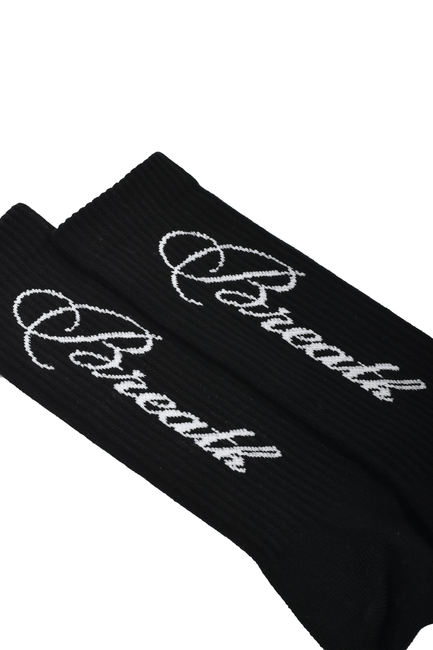 SCRIPT LOGO SOCKS 2PACK / BLK&WHT
