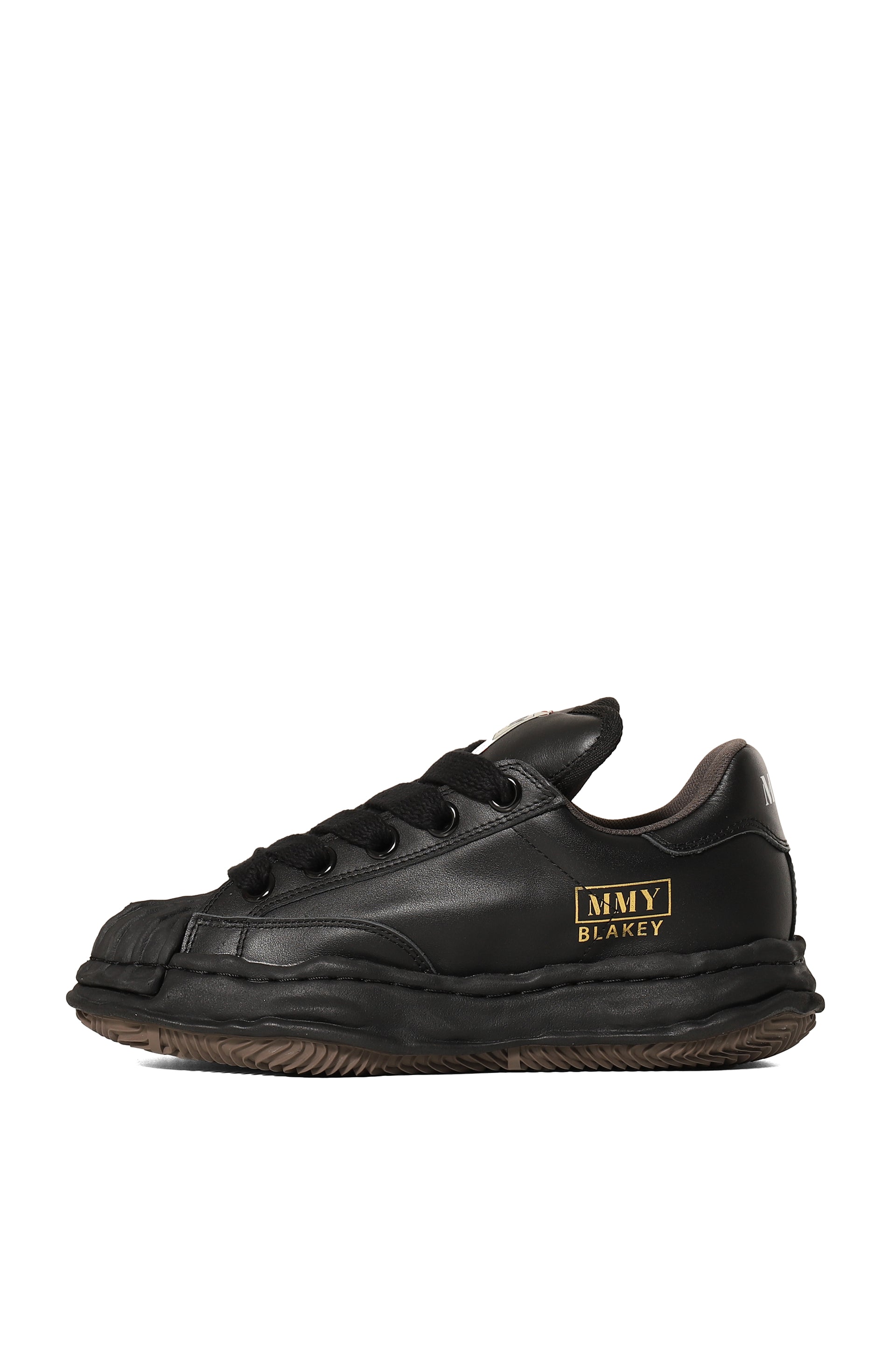 Maison MIHARA YASUHIRO BLAKEY LOW LEATHER PUFFER / BLK BLK