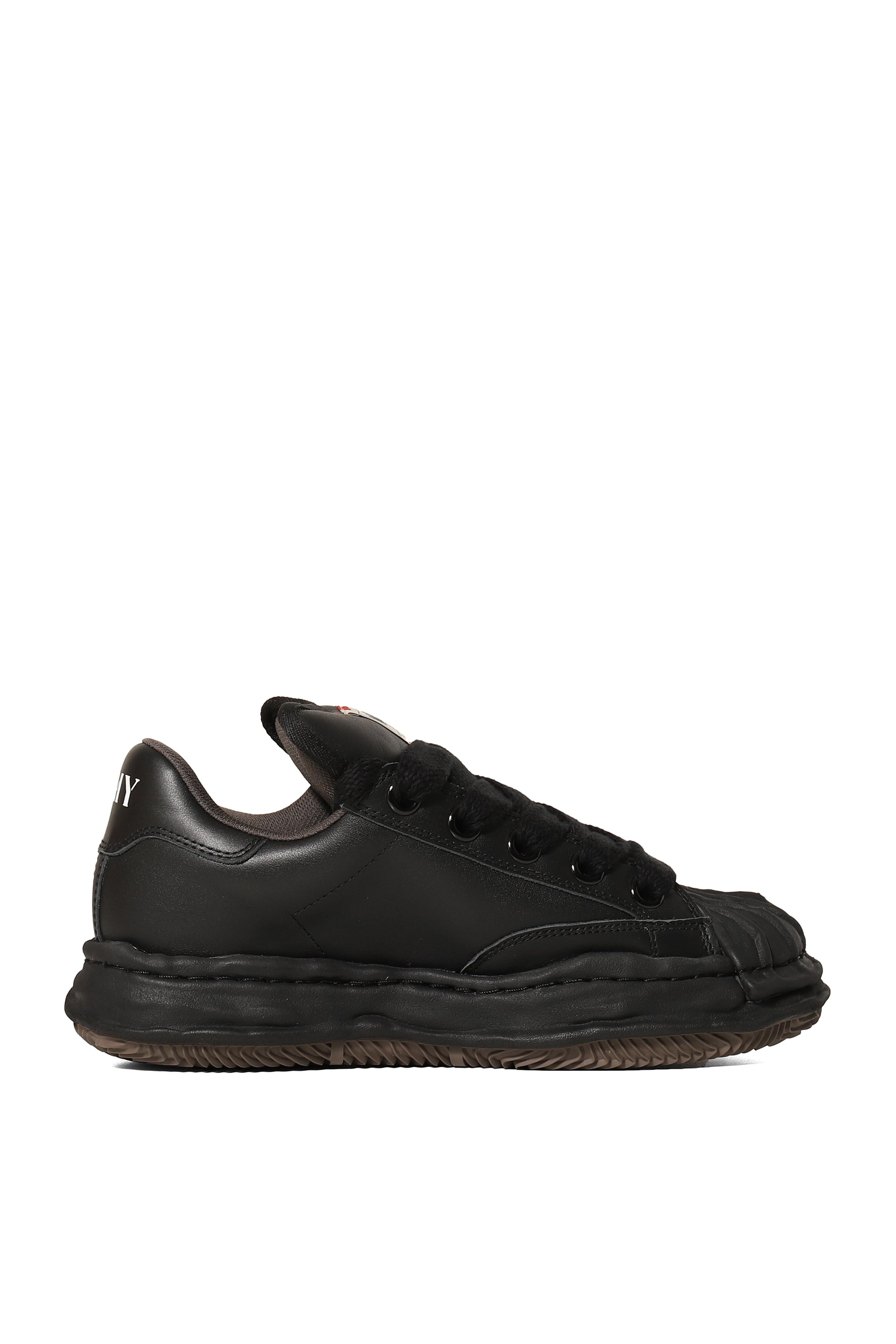 Maison MIHARA YASUHIRO BLAKEY LOW LEATHER PUFFER / BLK BLK