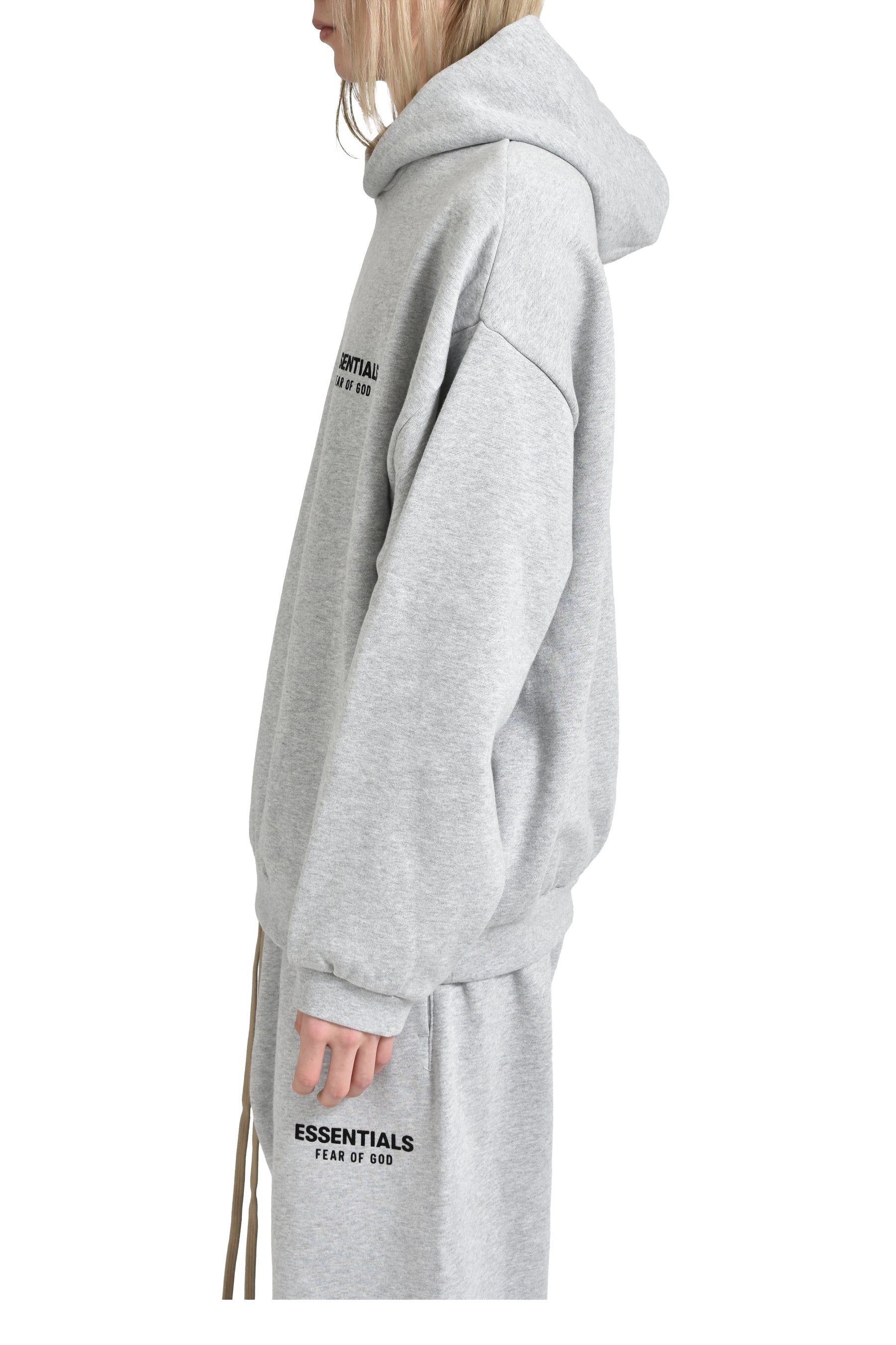 FLEECE HOODIE / LT. HEATHER GRY