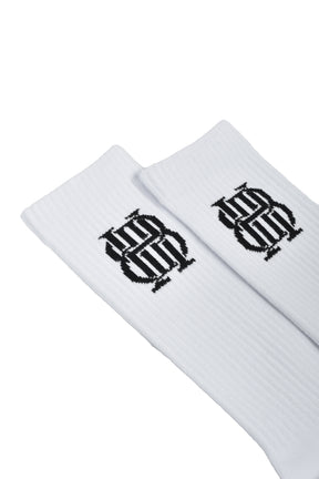 BH LOGO SOCKS 2PACK / BLK&WHT