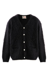 MOHAIR CARDIGAN / BLK