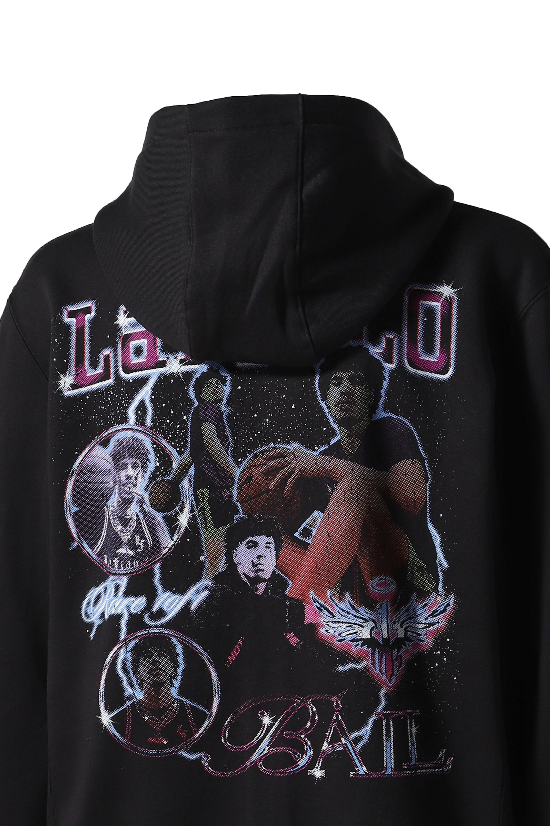 MELO IRIDESCENT HORNETS HOODIE / BLK