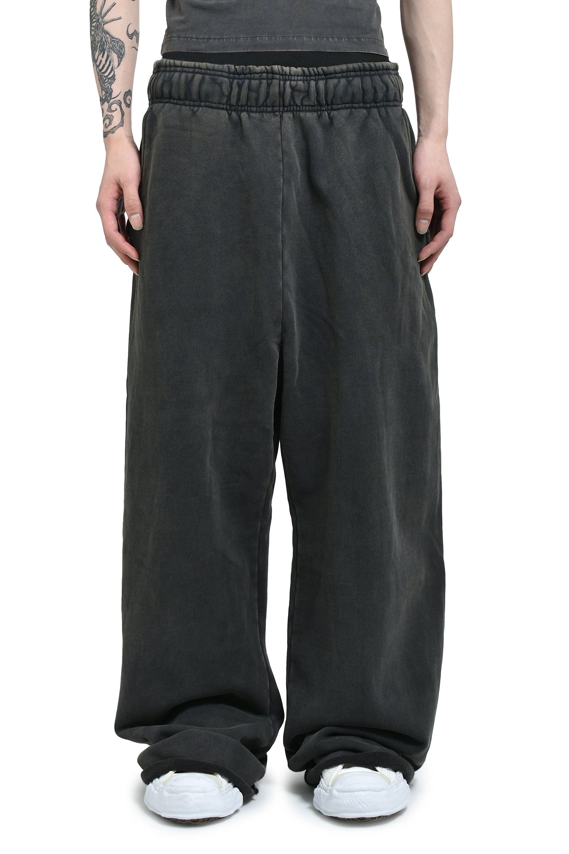 entire studios FULL SWEATPANT / WASHED BLK