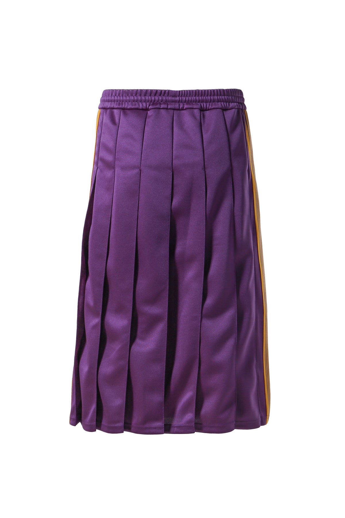 PLEATED TRACK SKIRT - POLY SMOOTH / C-PPL