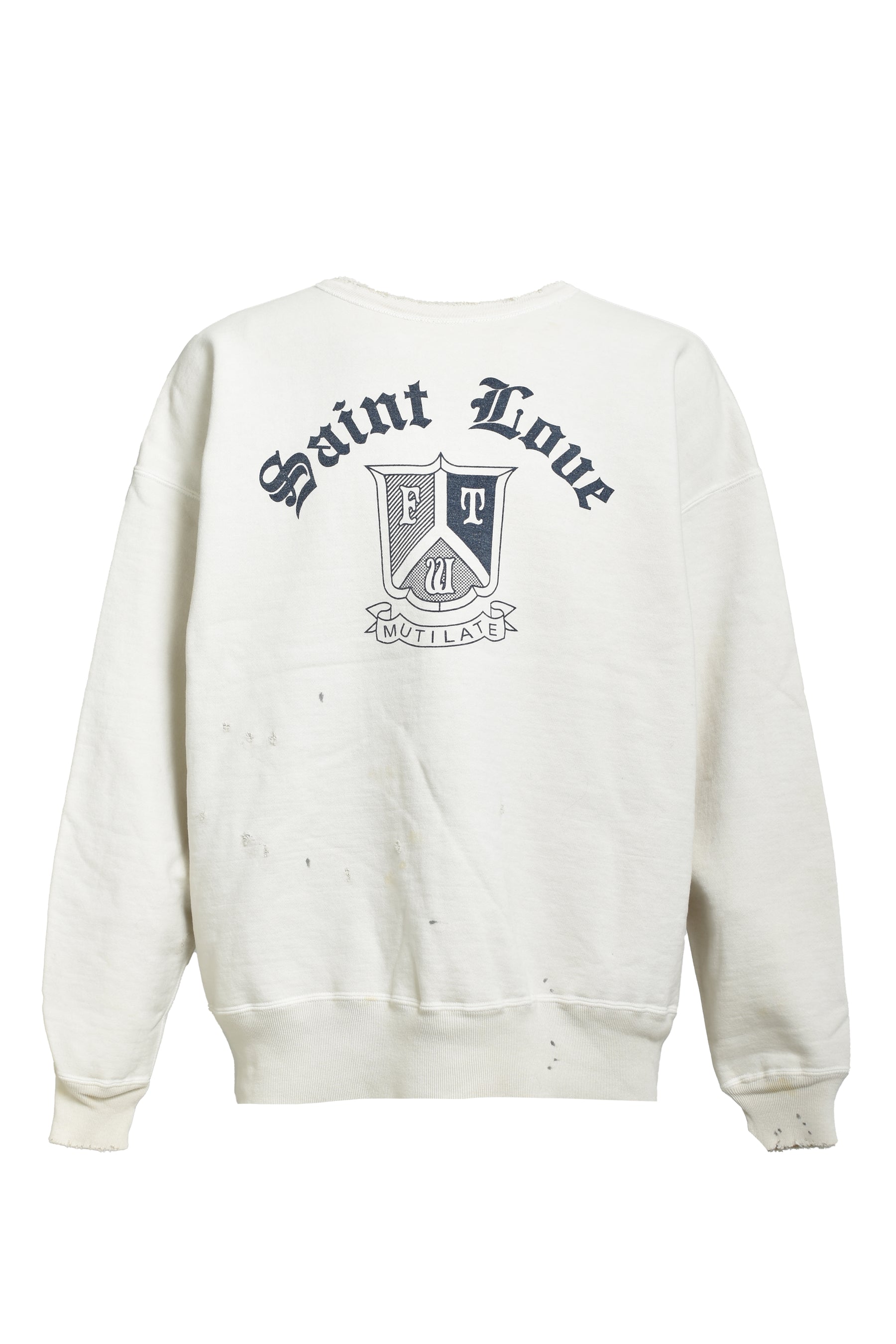 CRW NECK SWT/SAINT LOUE / WHT