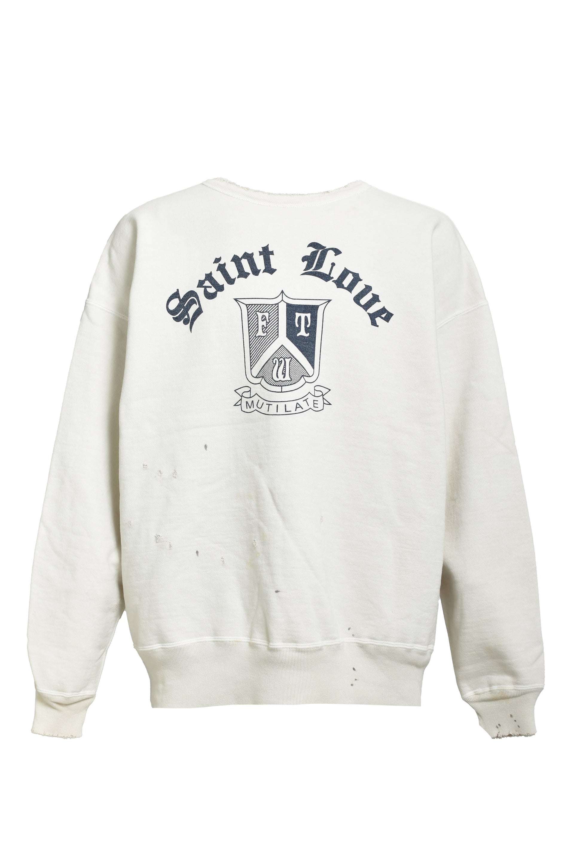 CRW NECK SWT/SAINT LOUE / WHT