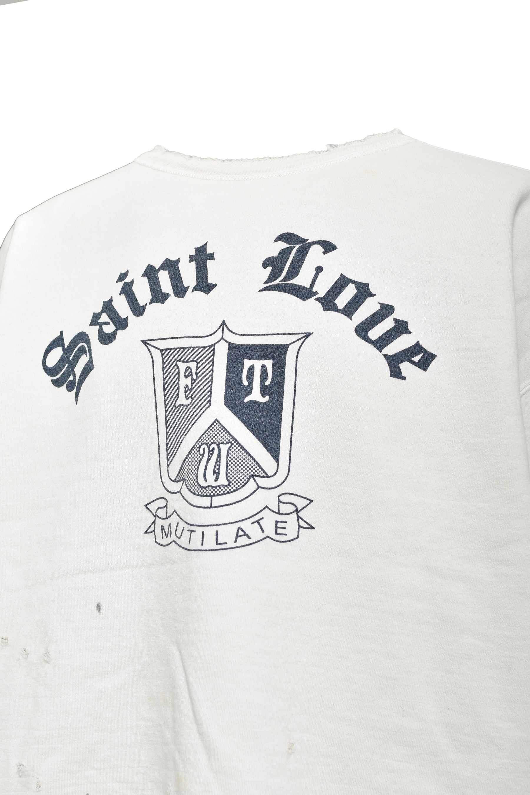 CRW NECK SWT/SAINT LOUE / WHT