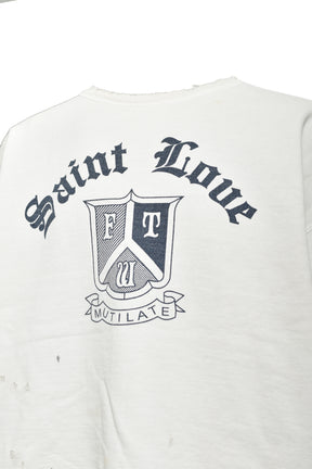 CRW NECK SWT/SAINT LOUE / WHT
