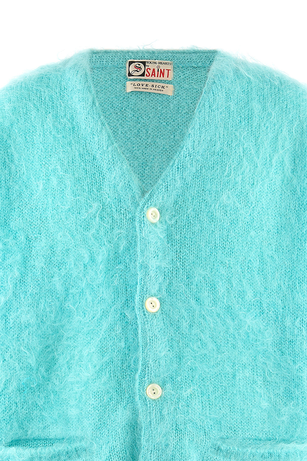 MOHAIR CARDIGAN / BLU