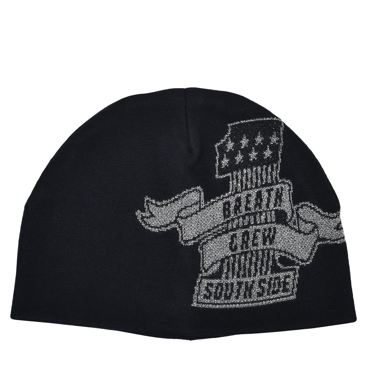 BREATH BLISS SS26GLITTER ONE SKULL CAP / BLK - NUBIAN