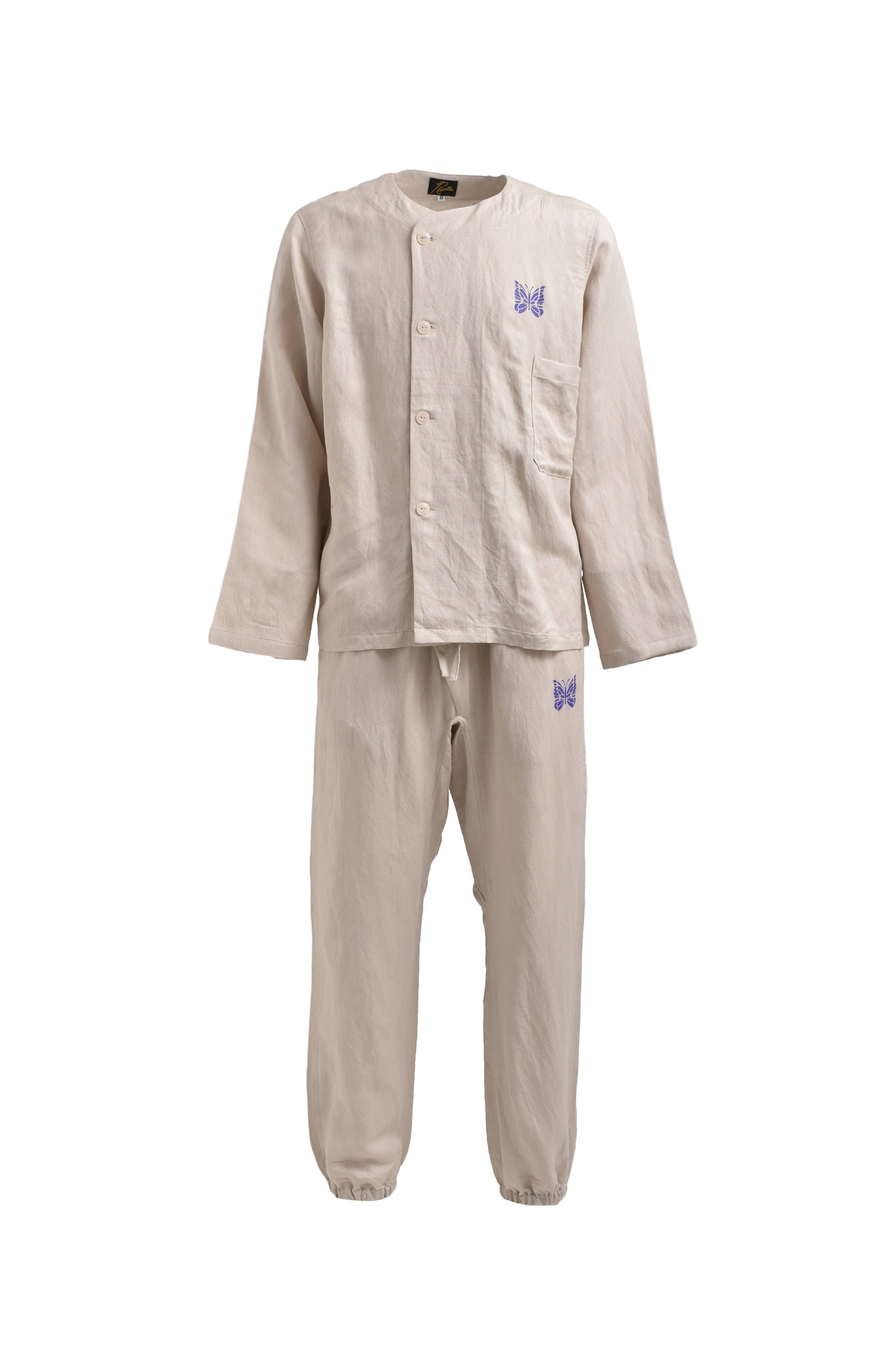 Needles ニードルス SS24 PAJAMA SET - L/R CANVAS / BEI - NUBIAN