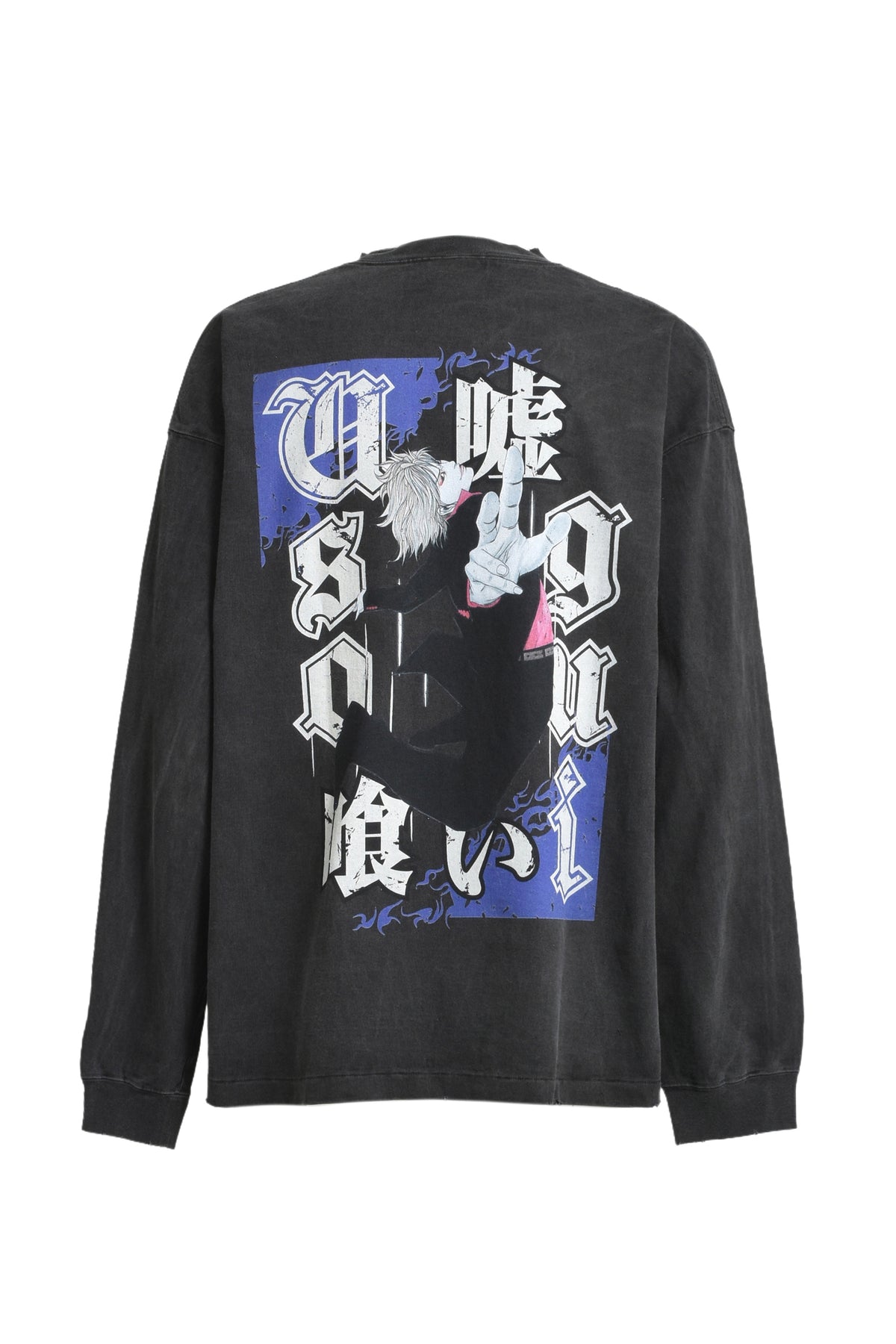 USOGUI L/S T-SHIRT / BLK