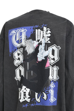 USOGUI L/S T-SHIRT / BLK