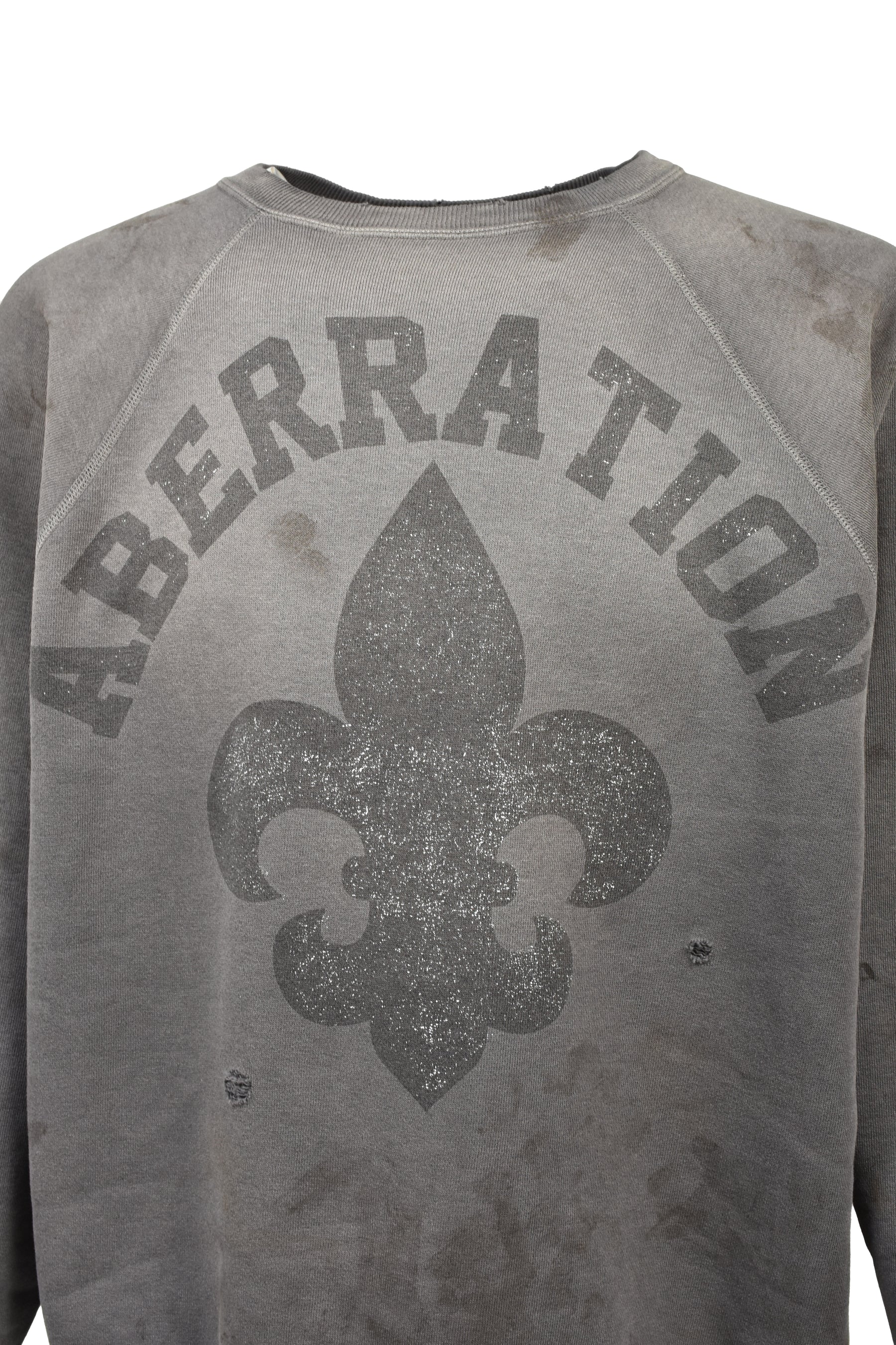 CREW NECK SWEAT/ABBERATION / CHA