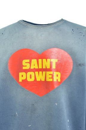 CRW NECK SWT/SAINT POWER / NVY 