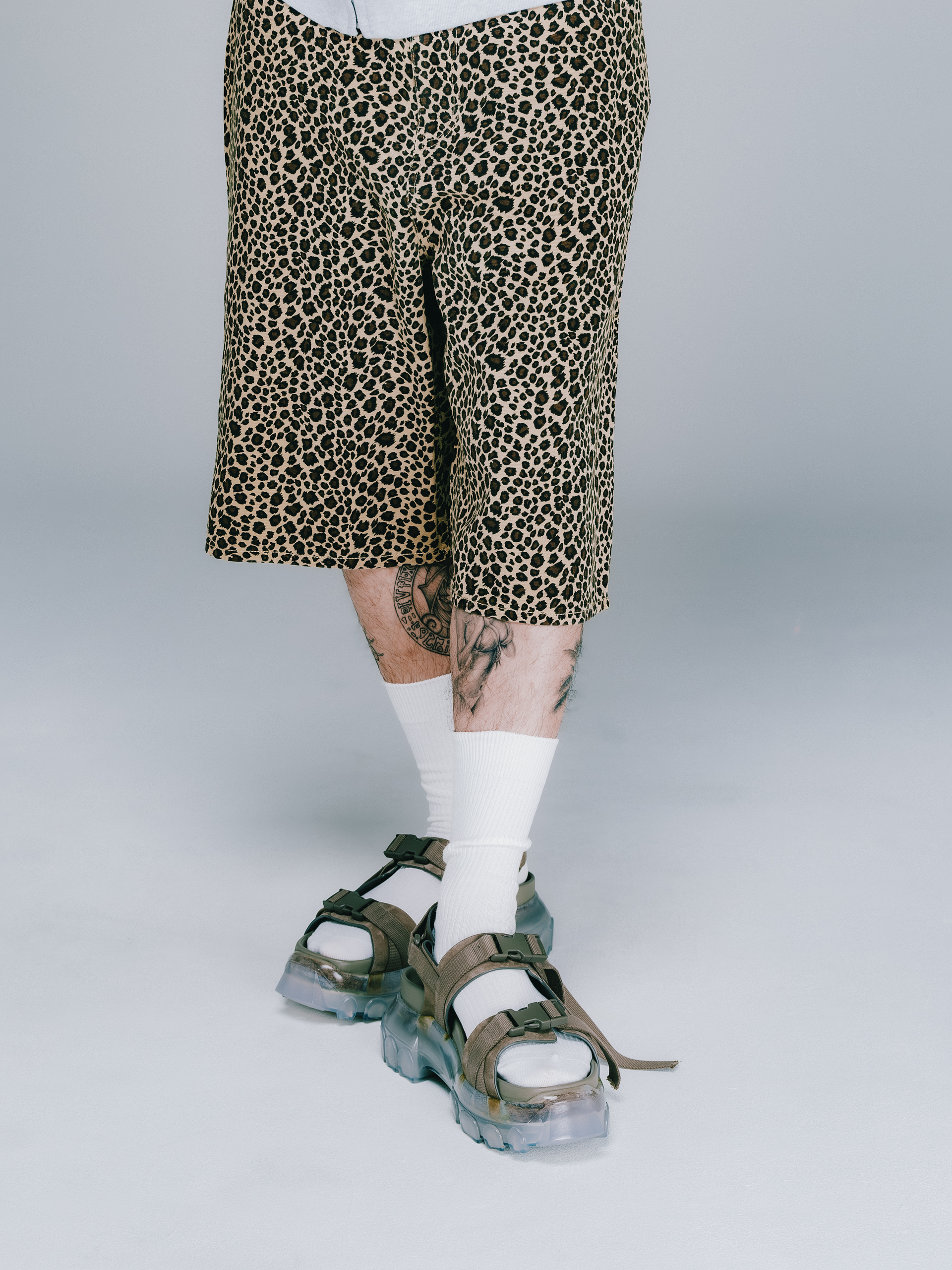 BREATH X JEANS LEOPARD SHORTS / LEOPARD
