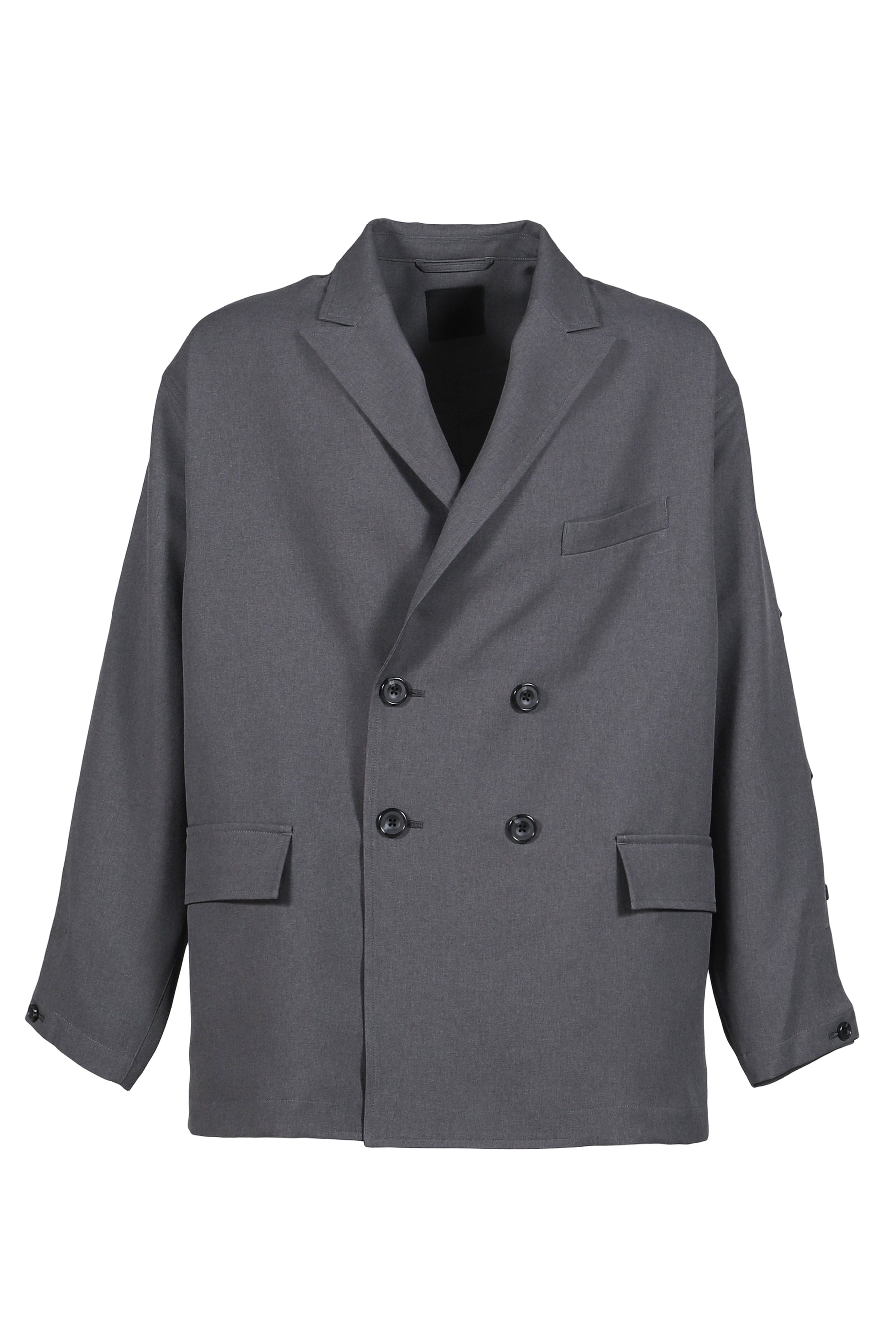 TECH DOUBLE-BREASTED JACKET / CHA