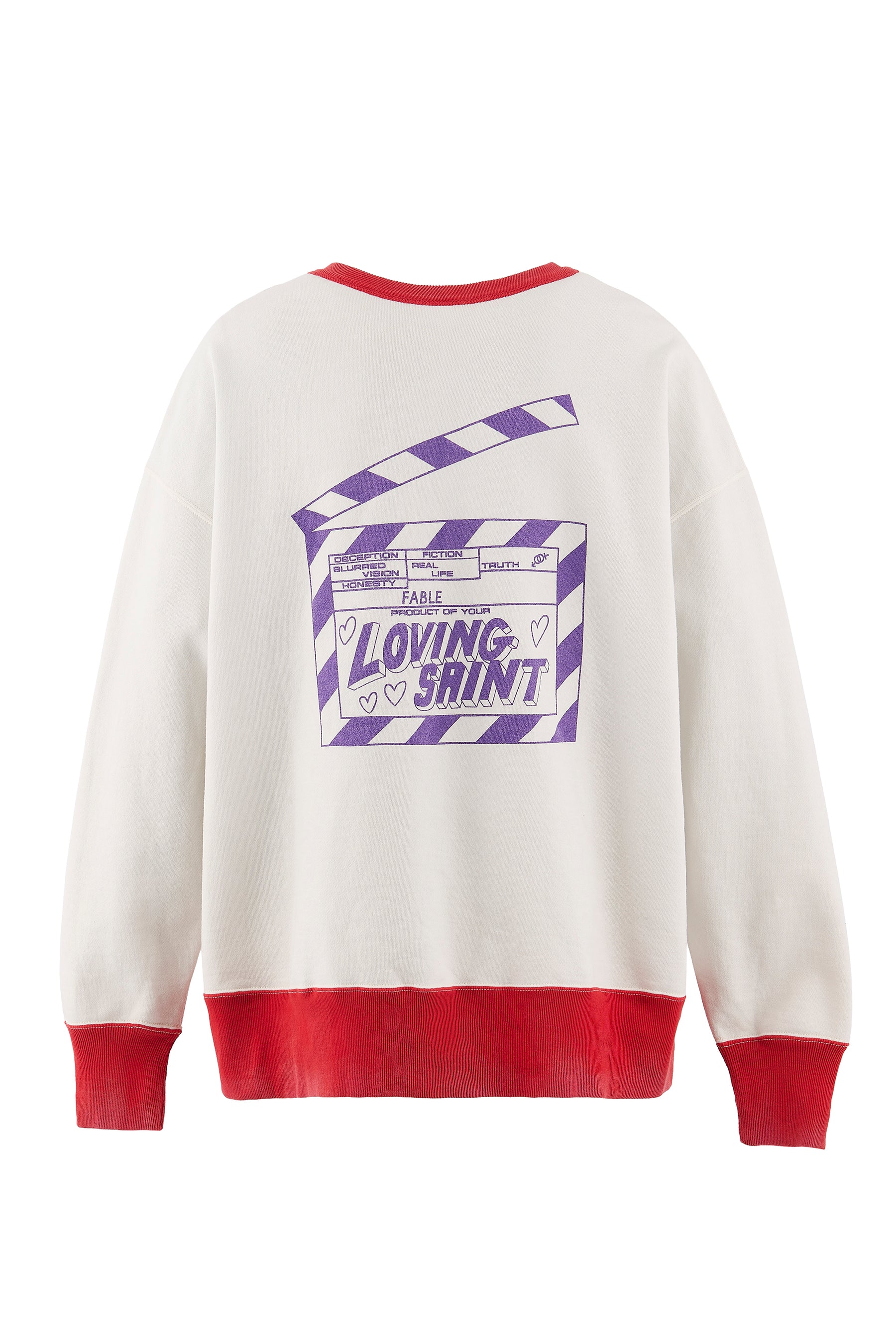 SAINT Mxxxxxx セントマイケル SS26 CRW NECK SWT/I LOVE SAINT / WHT