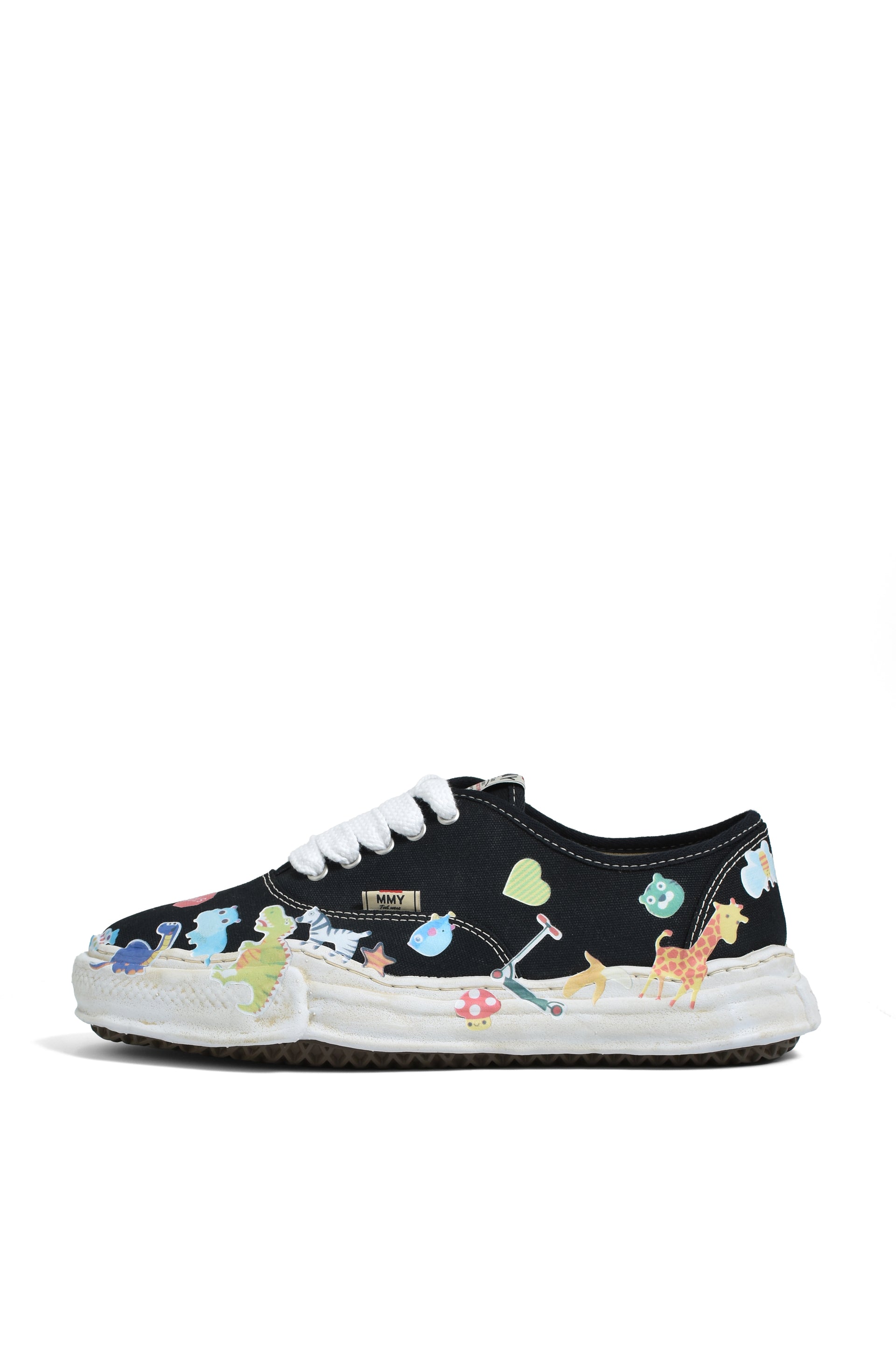 Maison MIHARA YASUHIRO BAKER LOW. CANVAS STICKER / BLK