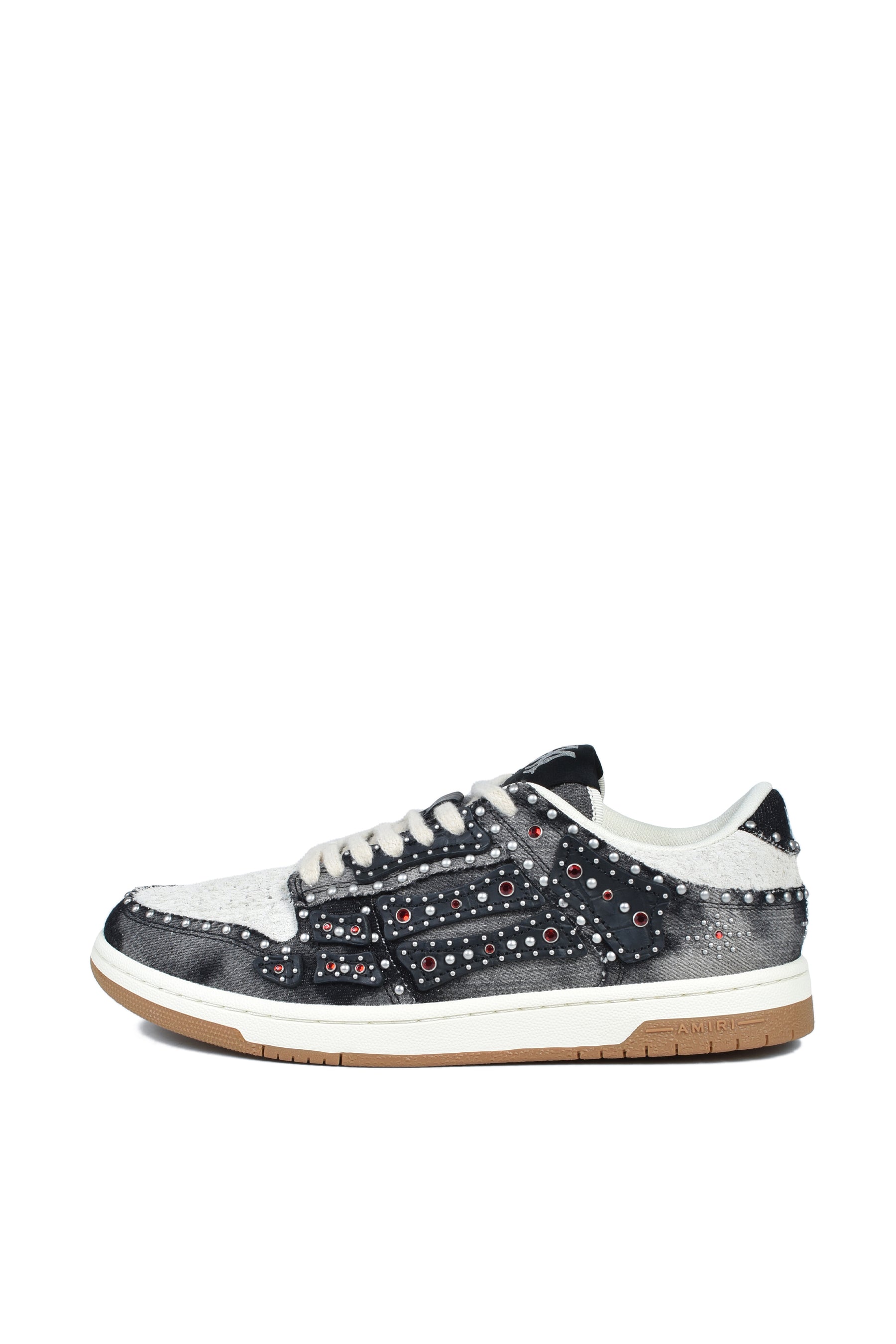 STUD SKEL TOP LOW / BLK