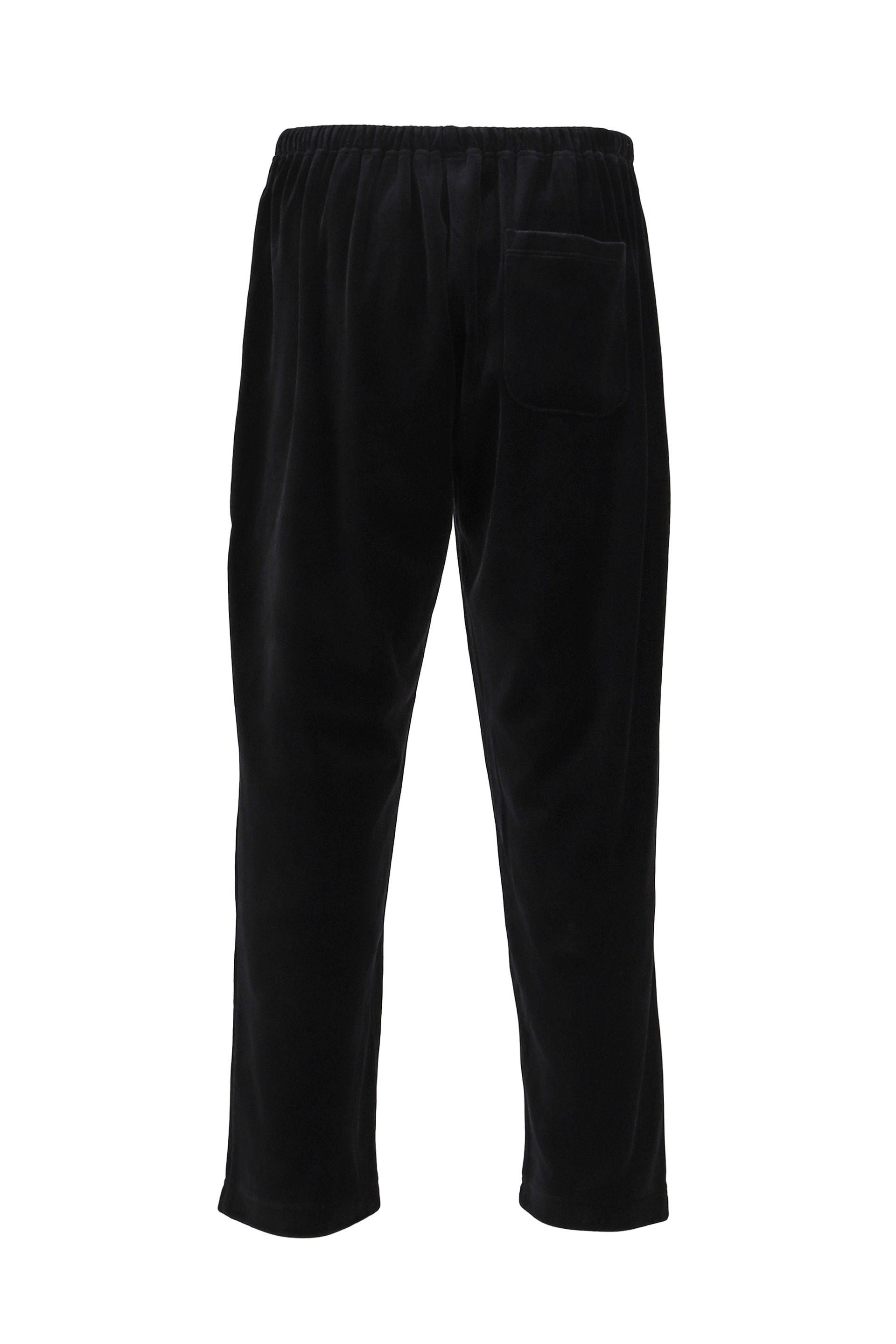 VELOUR PANTS / BLK