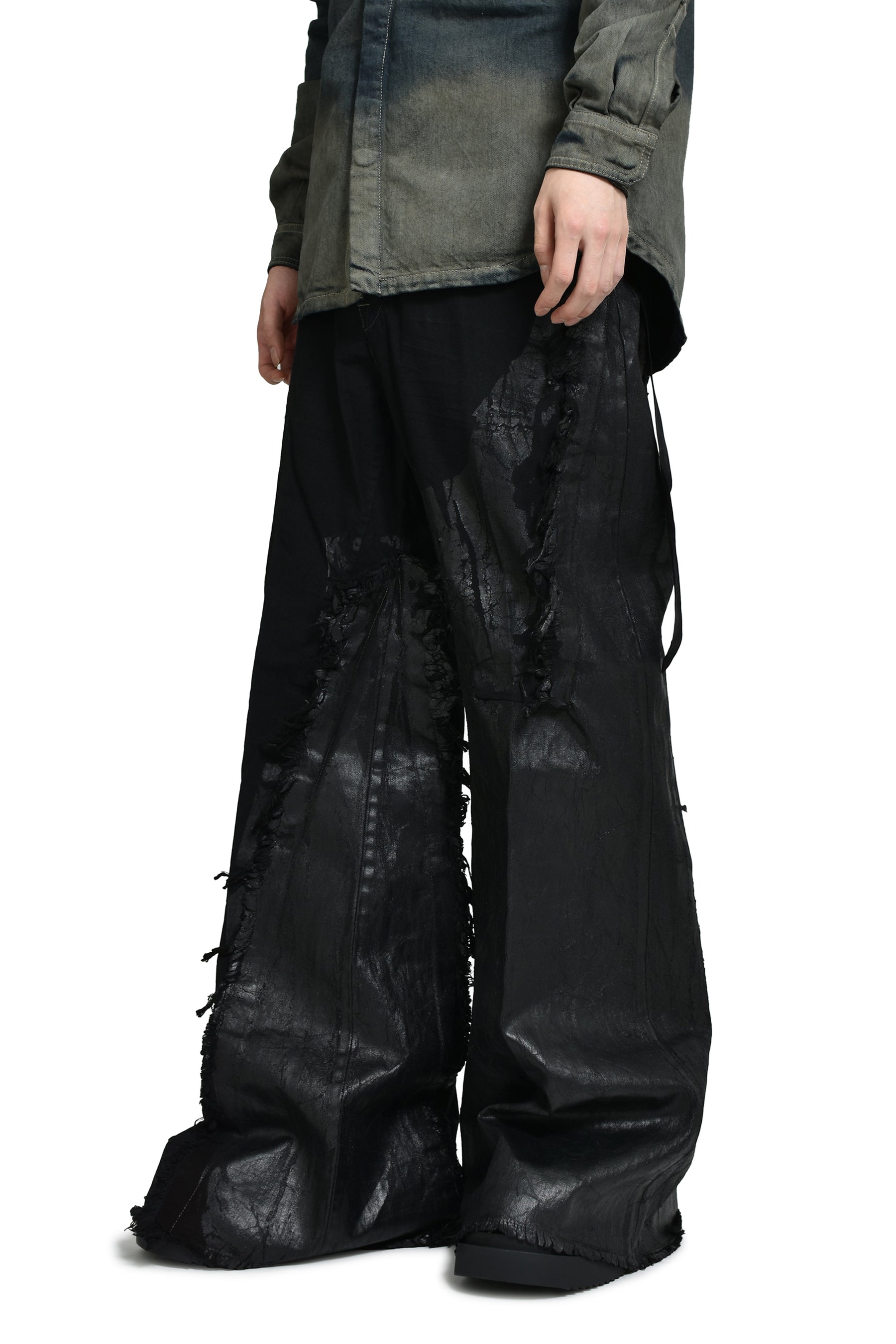 Rick Owens FW25 JORIS TROUSERS / BLACK - NUBIAN
