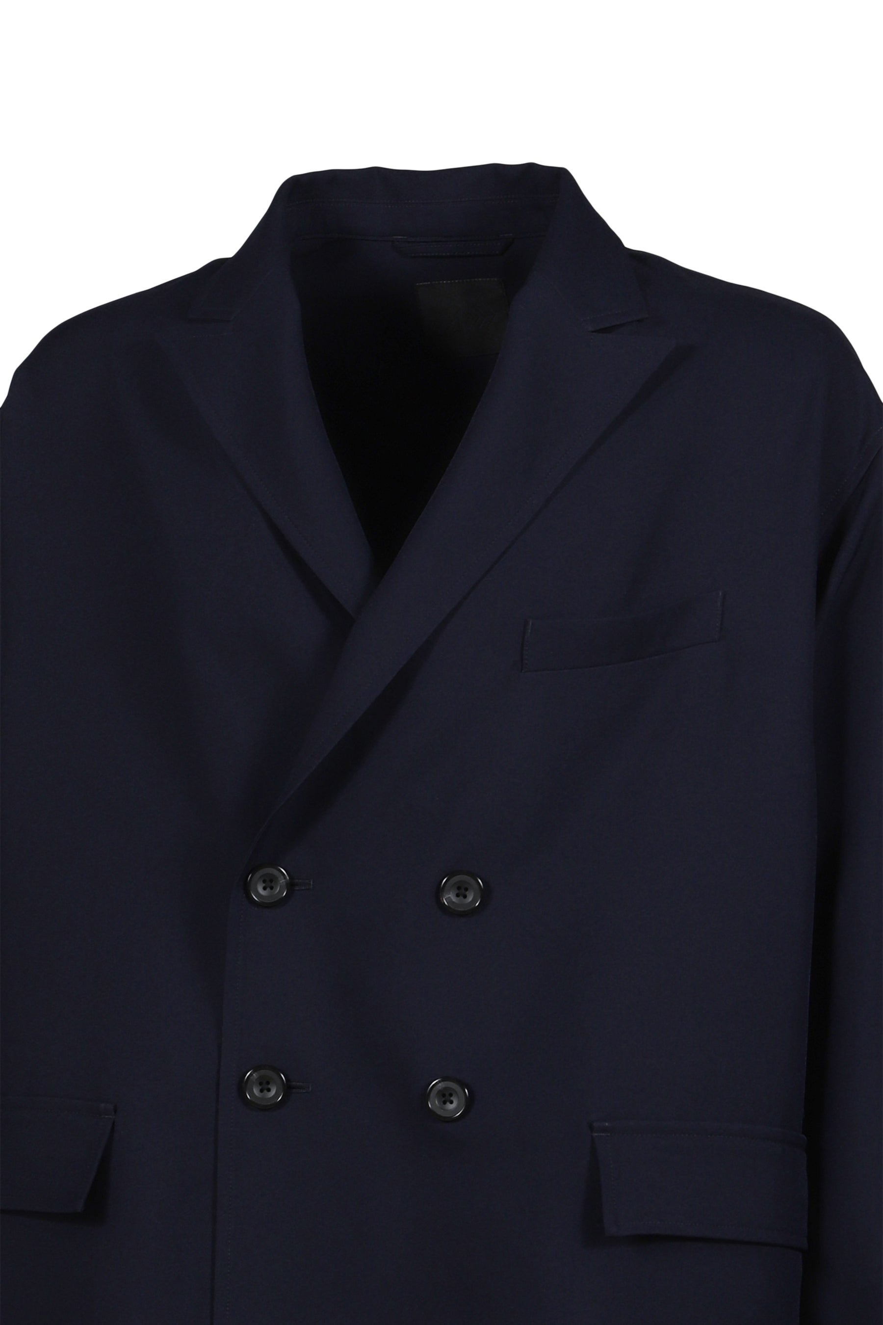 TECH DOUBLE-BREASTED JACKET / NVY