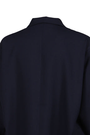 TECH DOUBLE-BREASTED JACKET / NVY